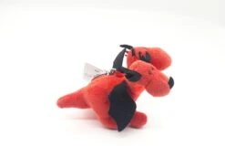Nici 89937 Schlüsselanhänger Doppelkopfdrache Rot Ca 10cm Plüsch Taiwan Limited -Nici Gmbh 20220414 095623