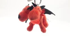 Nici 89937 Schlüsselanhänger Doppelkopfdrache Rot Ca 10cm Plüsch Taiwan Limited -Nici Gmbh 20220414 095646