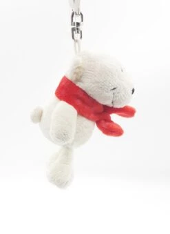 Nici 25950 Schlüsselanhänger Eisbär Mit Rotem Schal 10cm Plüsch Polar Bär -Nici Gmbh 25950 3