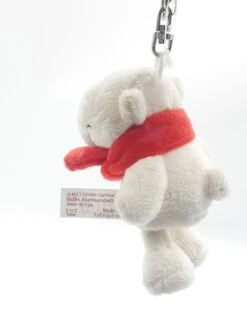 Nici 25950 Schlüsselanhänger Eisbär Mit Rotem Schal 10cm Plüsch Polar Bär -Nici Gmbh 25950 4