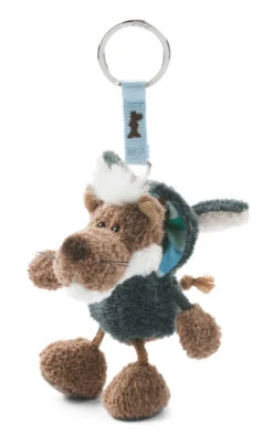Nici 30000 Schlüsselanhänger Jolly Mäh Grauer Wolf Jolly Hugo Ca 10cm Plüsch