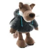 Nici 48532 Jolly Mäh Grauer Wolf Jolly Hugo Ca 25cm Plüsch Kuscheltier Schlenker -Nici Gmbh 30005mx