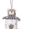 Nici 31958 Grau/brauner Bär Ca 7cm Mit Loop In Metalldose Geschenkset -Nici Gmbh 31958 2