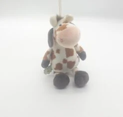 Nici 32163 Anhänger Mit Loop Kuh Crazy Friends Ca 15cm Plüsch -Nici Gmbh 32163