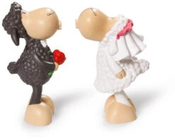 Nici 33788 Küssendes Pärchen Mit Magnet Jolly Mäh Schafe Just Married Brautpaar