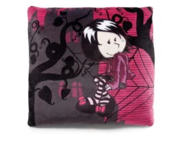 Nici 35969 Kissen Miss Moonville Mit Spinnennetz Quadratisch 35x35cm Plüsch