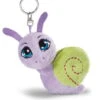 Nici 36443 Schlüsselanhänger Münztäschchen Schnecke Lila Figürlich Plüsch