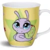 Nici 36475 Tasse Lila Schnecke Sweet Hearts Porzellan Kaffeetasse Teetasse