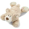 Nici 39086 Classic Bear Bär Beige Mit Bunten Füßen Liegend Ca 20cm Plüsch -Nici Gmbh 39086 me