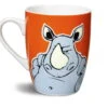 Nici 39223 Tasse Nashorn "´n Scheiss Muss Ich" Porzellan Kaffeetasse Teetasse Wild Friends -Nici Gmbh 39223b 2048x1819