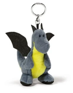 Nici 39800 Schlüsselanhänger Creatures Grauer Drache Umbrax 10cm Plüsch