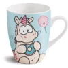 Nici 41450 Tasse Einhorn Theodor "Ich Vernasch Dich" Porzellan Kaffeetasse 310ml -Nici Gmbh 41450 01 HA frei 2048x1859