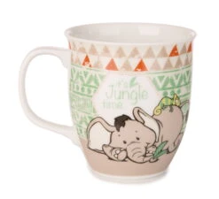 Nici 41714 Tasse Gorilla Torben, Elefant El-Frido, Chamäleon Porzellan 9,5x10cm