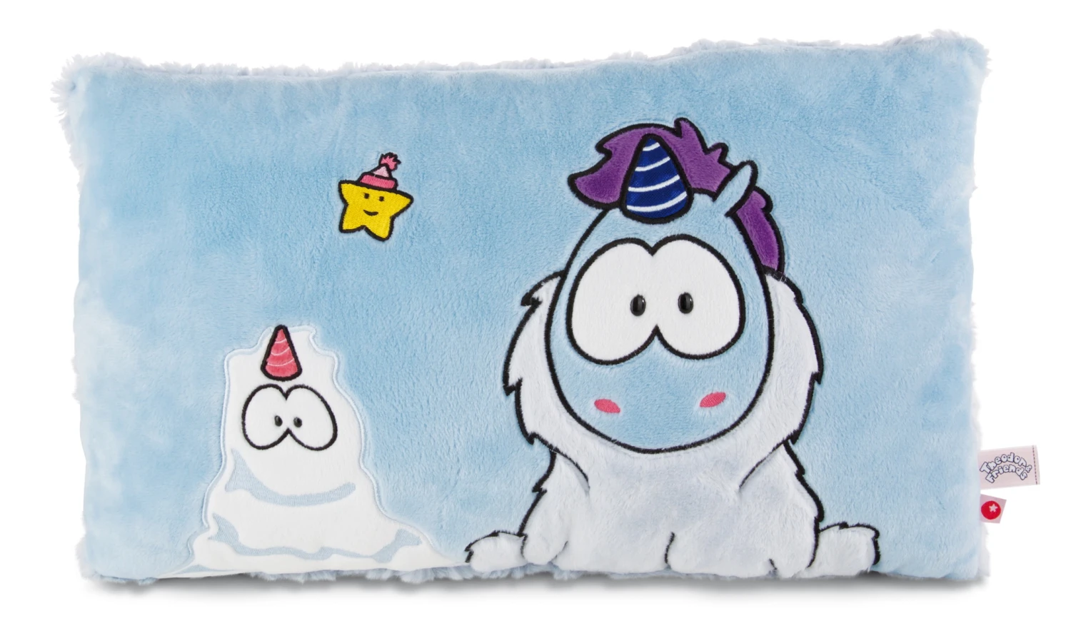 Nici 42445 Kissen Blaues Einhorn Snow Coldson 43x28cm Plüsch 3 Nici 42445 Kissen Blaues Einhorn Snow Coldson 43x28cm Plüsch