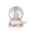 Nici 42707 Schüttelkugel Schneekugel La-La-Lama-Love Lama Rosa 6,5cm