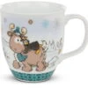 Nici 44151 Tasse Rentier Reny Heart +Pinguin Kaffeetasse 9,5x10cm Winter Glamour -Nici Gmbh 44151 01 HA Frei 2048x1864