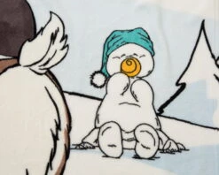 Nici 44158 Kuschel-Decke Winter Glamour Rentier Gans Pinguin 125x160cm Plüsch -Nici Gmbh 44158 04 ZA me