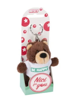 Nici 44698 Schlüsselanhänger Bär Mit T-Shirt Ca 10cm - Be Happy -Nici Gmbh 44698 02 ZA Frei 1462x2048