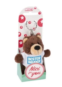Nici 44705 Schlüsselanhänger Bär Mit T-Shirt Ca 10cm - Bester Bruder -Nici Gmbh 44705 02 ZA Frei 1462x2048