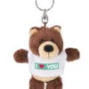 Nici 44717 Schlüsselanhänger Bär Mit T-Shirt Ca 10cm - I (herz) YOU Love Liebe -Nici Gmbh 44717 01 HA Frei 1463x2048