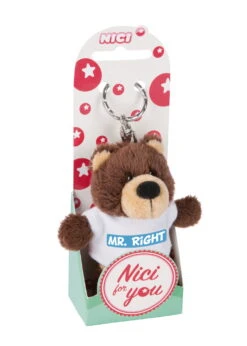Nici 44722 Schlüsselanhänger Bär Mit T-Shirt Ca 10cm - Mr Right -Nici Gmbh 44722 02 ZA Frei 1462x2048