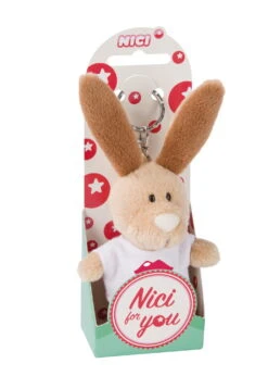 Nici 44728 Schlüsselanhänger Hase Mit T-Shirt Ca 10cm - Kussmund Lippen Liebe Kuß -Nici Gmbh 44728 02 ZA Frei 1462x2048