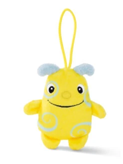 Nici 46107 Moffini Kringel Gelb Mit Loop 8cm Plüschmonster Kuscheltier