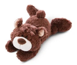 Nici 47609 Bär Kakaobraun Liegend 30cm Schlenker Plüsch Classic Bear GREEN