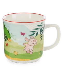 Nici 47807 Kinder - Tasse 240ml Farm Friends Schwein Kuh Henne Porzellan Ø8x8cm -Nici Gmbh 47807 02 ZA Frei 1912x2048