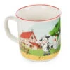 Nici 47807 Kinder - Tasse 240ml Farm Friends Schwein Kuh Henne Porzellan Ø8x8cm -Nici Gmbh 47807 03 ZA Frei 1861x2048
