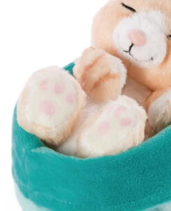 Nici 48087 Sleeping Kitties Schlafende Katze Im Körbchen 12cm Plüsch Rot -Nici Gmbh 48087 05 ZA Frei me