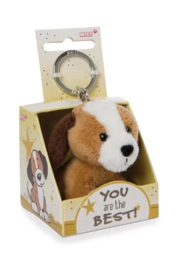 Nici 48137 Schlüsselanhänger Message Friends 6cm - Hund "You Are The Best!"