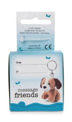 Nici 48139 Schlüsselanhänger Message Friends 6cm - Hund "Ich Pass Auf Dich Auf!" -Nici Gmbh 48139 02 ZA Frei 1204x2048