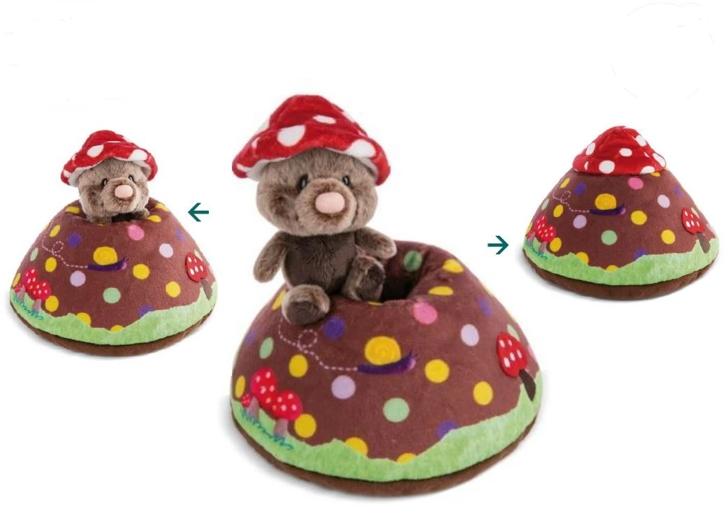 Nici 48210 Spielkissen Maulwurf & Erdhügel 23x19cm Forest Friends GREEN Plüsch 3 Nici 48210 Spielkissen Maulwurf & Erdhügel 23x19cm Forest Friends GREEN Plüsch