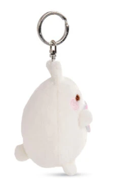 Nici 48220 Schlüsselanhänger Molang Mit Regenbogenherz 8cm Plüsch Kawaii -Nici Gmbh 48220 03 ZA Frei