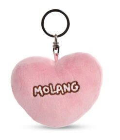Nici 48221 Schlüsselanhänger Herzförmig Molang Regenbogen 8cm Plüsch Kawaii -Nici Gmbh 48221 04 ZA Frei