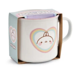 Nici 48234 Tasse Molang Regenbogen In Geschenkverpackung Porzellan 400ml Kawaii -Nici Gmbh 48235 01 HA Frei