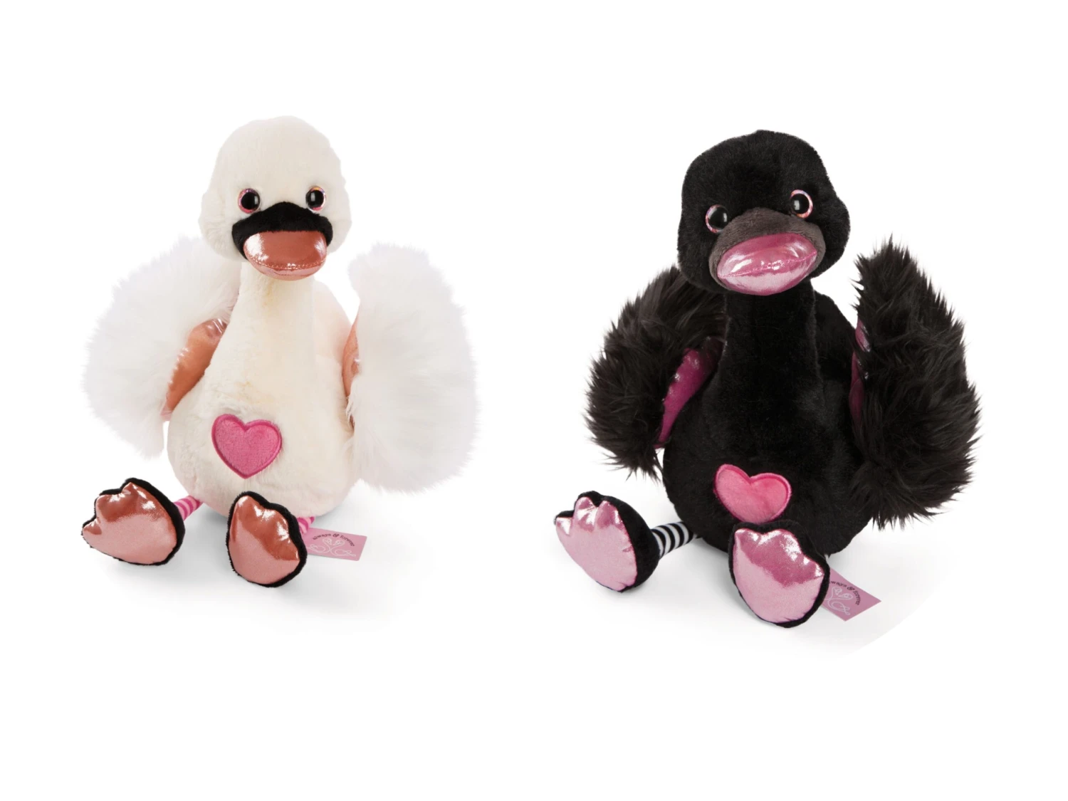 Nici 48266 + 48267 SET Zwei Schwäne 25cm Plüsch Kuscheltier Love Classics GREEN 3 Nici 48266 + 48267 SET Zwei Schwäne 25cm Plüsch Kuscheltier Love Classics GREEN