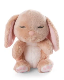 Nici 48708 Sleeping Pets Bunnies Hase Karamell 12cm Schlafend Im Körbchen Peach -Nici Gmbh 48708 05 ZA Frei 1640x2048