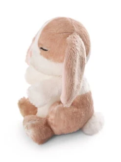 Nici 48709 Sleeping Pets Bunnies Hase Cappuccino 12cm Schlafend Im Körbchen Grün -Nici Gmbh 48709 05 ZA Frei 1530x2048