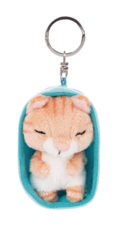 Nici 48837 Schlüsselanhänger Sleeping Pets 10cm Plüsch - Katze Braun Getigert -Nici Gmbh 48837 02 ZA Frei 1132x2048
