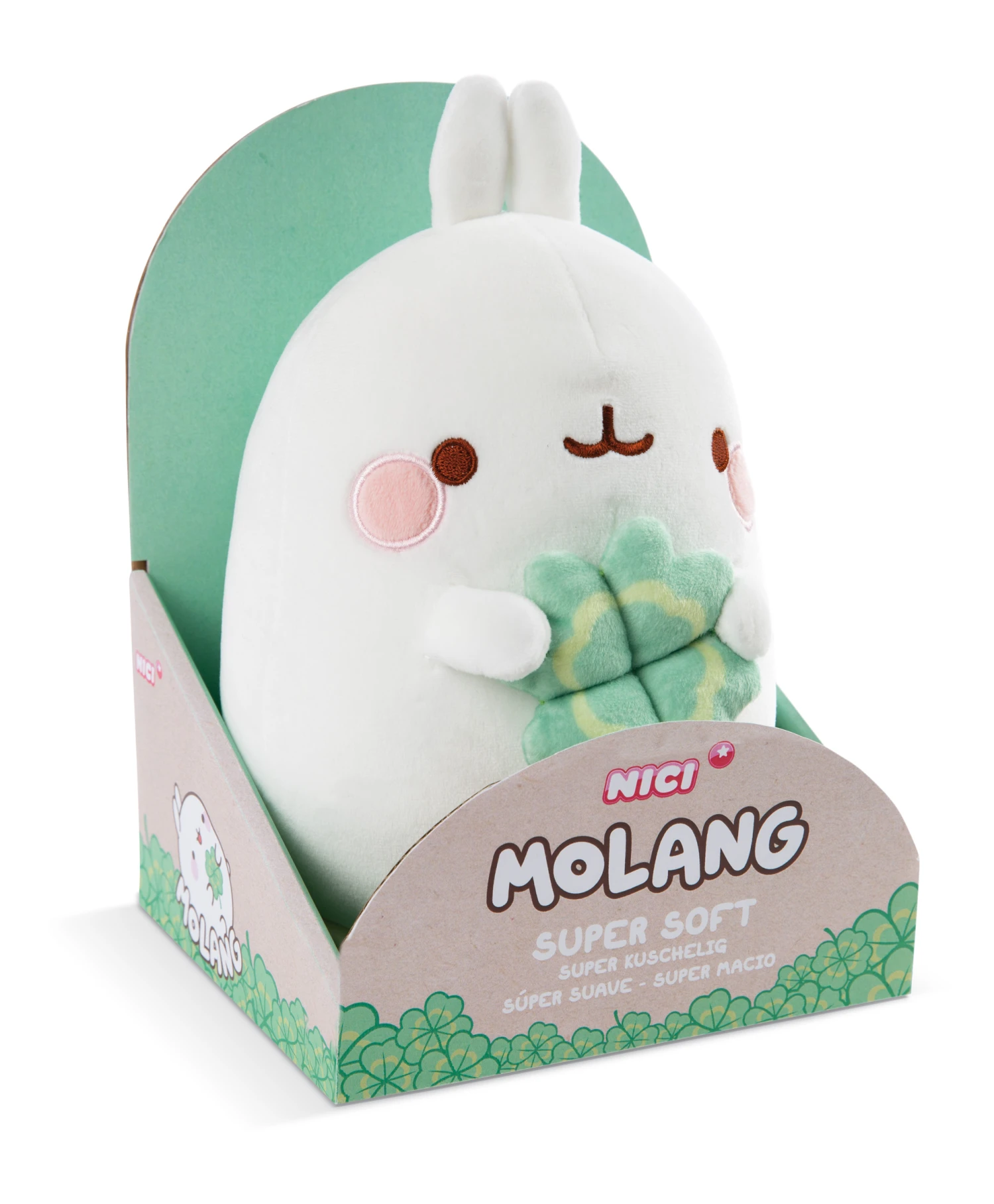 Nici 48874 MOLANG Hase Mit Kleeblatt 16cm In Geschenkverpackung Plüsch Kawaii 3 Nici 48874 MOLANG Hase Mit Kleeblatt 16cm In Geschenkverpackung Plüsch Kawaii