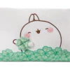 Nici 48878 Kissen MOLANG Hase 43x25cm Mit Kleeblatt Plüsch Kawaii Dekokissen -Nici Gmbh 48878 01 HA Frei