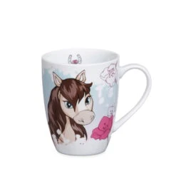 Nici 48915 Tasse Pony Loretta 310ml 10x8cm Mit Banderole Pferd Mystery Hearts -Nici Gmbh 48915 01 HA Frei 1993x2048