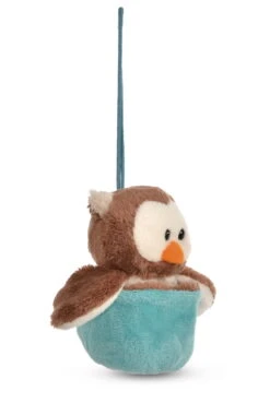 Nici 48931 Wendekuscheltier Eule Oscar Im Nest Blau 12cm Mit Loop Wendeplüsch -Nici Gmbh 48930 05 ZA Weiss 1372x2048