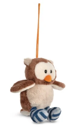 Nici 48932 Wendekuscheltier Eule Oscar Im Nest Gelb 12cm Mit Loop Wendeplüsch -Nici Gmbh 48932 05 ZA Weiss 1214x2048