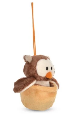 Nici 48932 Wendekuscheltier Eule Oscar Im Nest Gelb 12cm Mit Loop Wendeplüsch -Nici Gmbh 48932 06 ZA Weiss 1296x2048