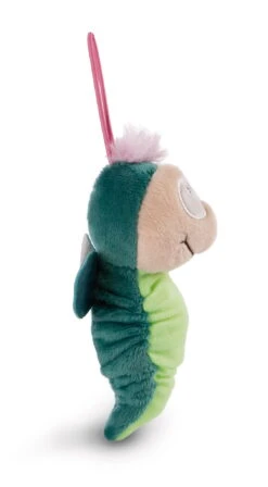 Nici 49105 Glühwürmchen Glim Jim 13cm Mit Loop Plüsch Theodor Midnight Floral -Nici Gmbh 49105 03 ZA weiss 1129x2048