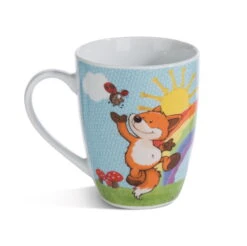 Nici 49165 Tasse Fuchs Fridalie & Regenbogen Porzellan 310ml Forest Friends -Nici Gmbh 49165 03 ZA weiss 2048x2037