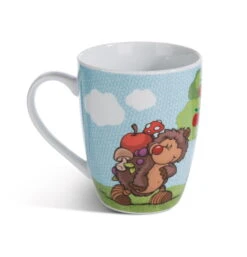 Nici 49166 Tasse Igel Hetch Hogan & Regenbogen Porzellan 310ml Forest Friends -Nici Gmbh 49166 03 ZA weiss 1966x2048